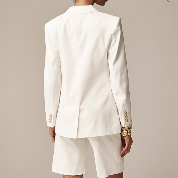 J Crew Madelyn blazer in linen blend BZ883